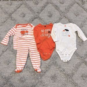 Baby Girl Halloween Set, Bodysuits 9M EUC